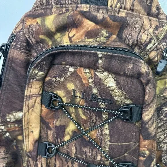 L.L Bean Mossy Oak Break Up Turkey Soft Shell Camo Hunting Backpack